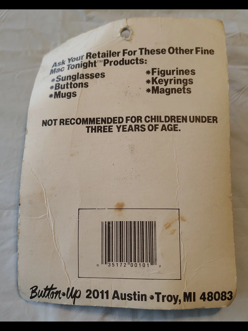McDonald's Vintage 1988 Mac Tonight Sunglasses New In Package